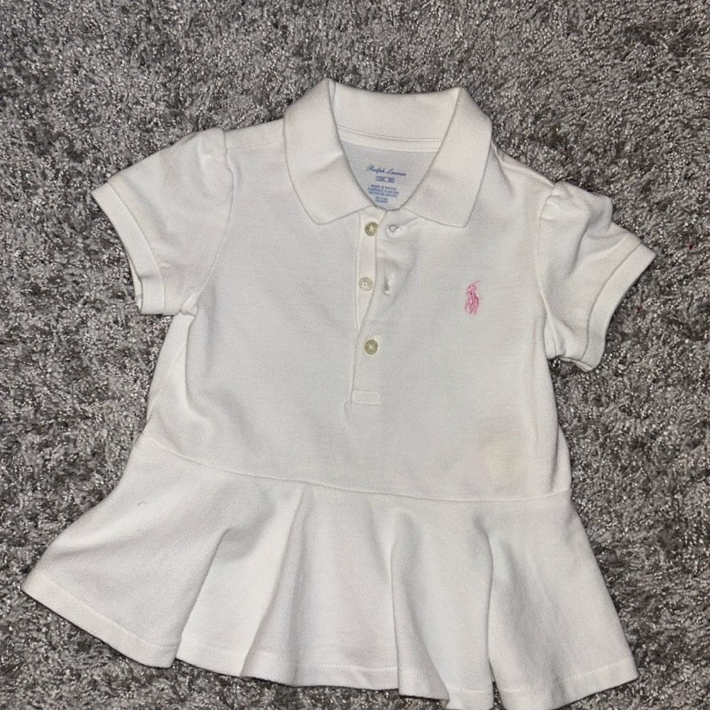 White Ralph Lauren baby clothes